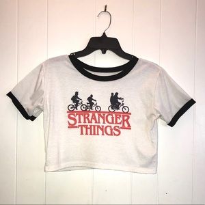 STRANGER THINGS CROPPED TEE
